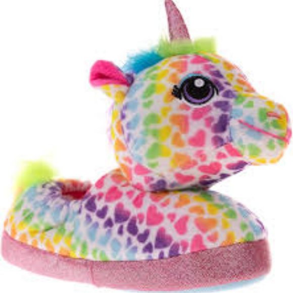 Build A Bear Unicorn Non Skid Plush Slipper - Picture 7 of 7